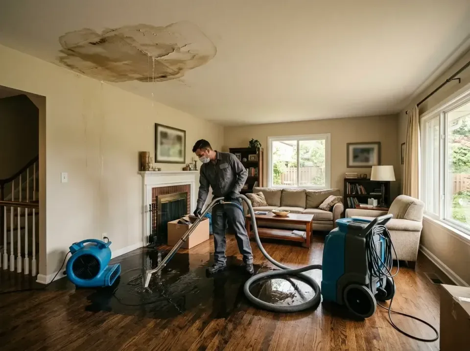 attic-pipe-burst-ceiling-drip-008 — frequently asked questions, Water Damage Restoration & Carpet Care in Coopersville, MI
